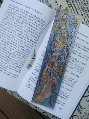 marque-page gravé de façon spontané